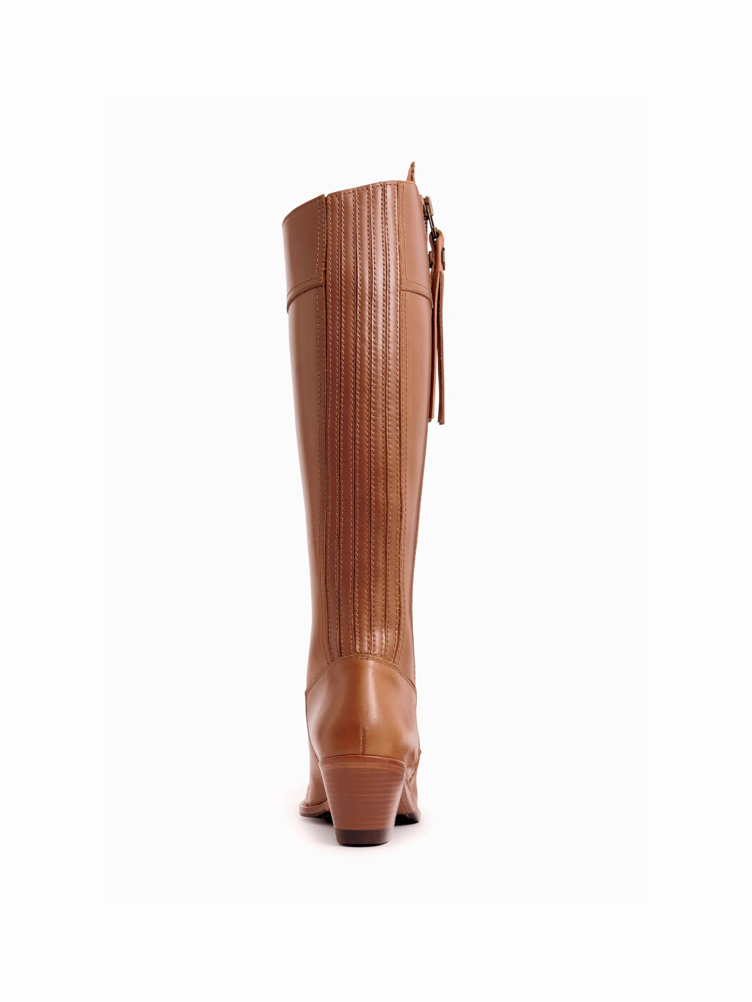 Heeled Regina (Regular Fit) - Tan Leather