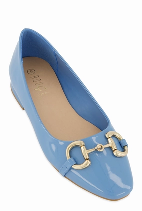 Horsebit Buckle Ballet Flats