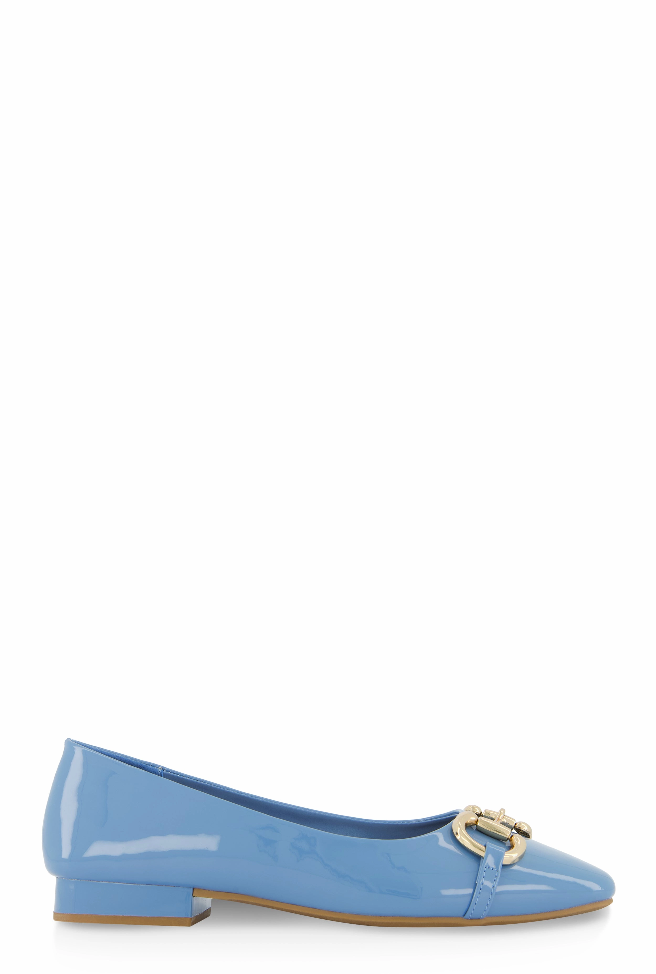 Horsebit Buckle Ballet Flats