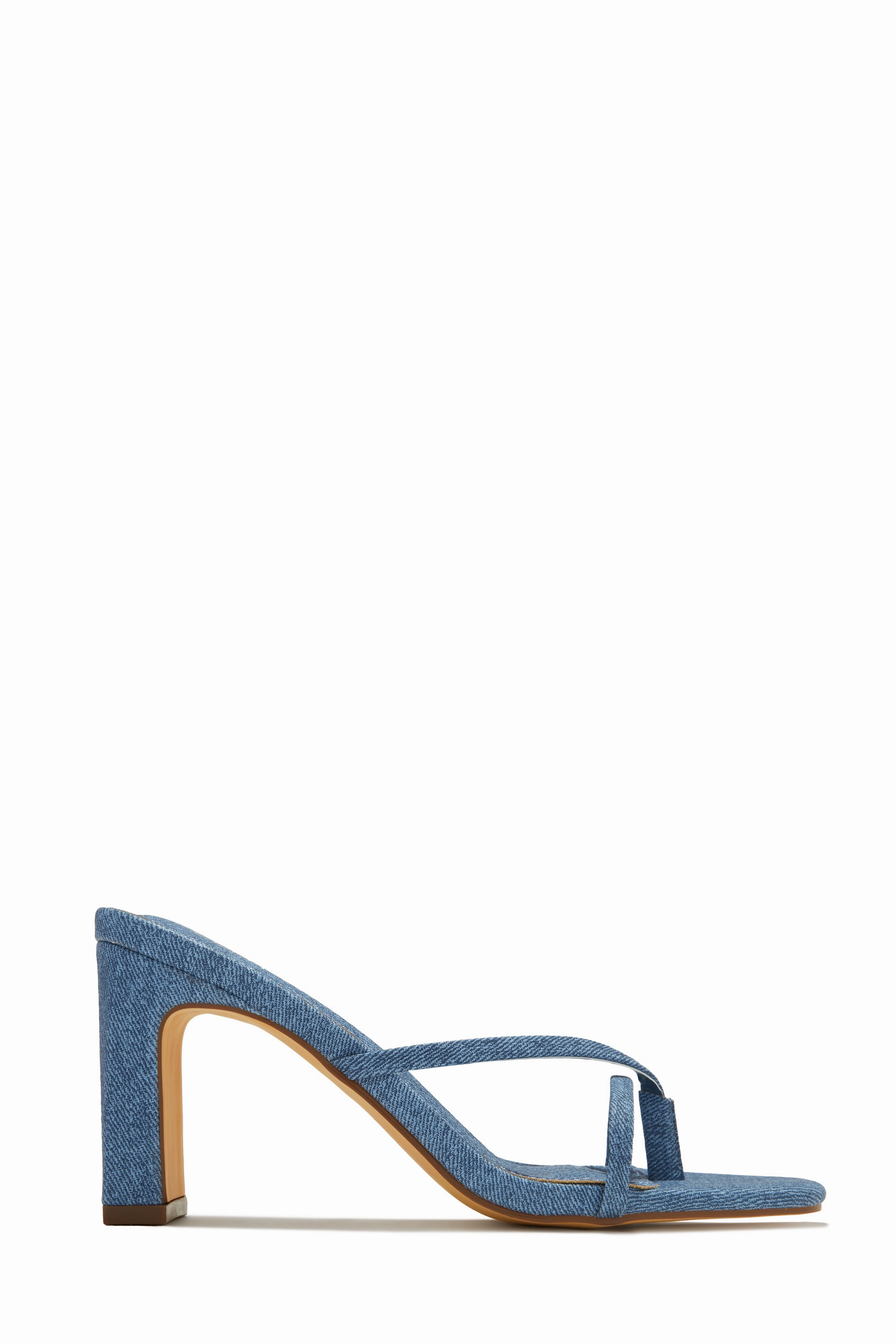 Jiani Mid Heel Mules - Gold
