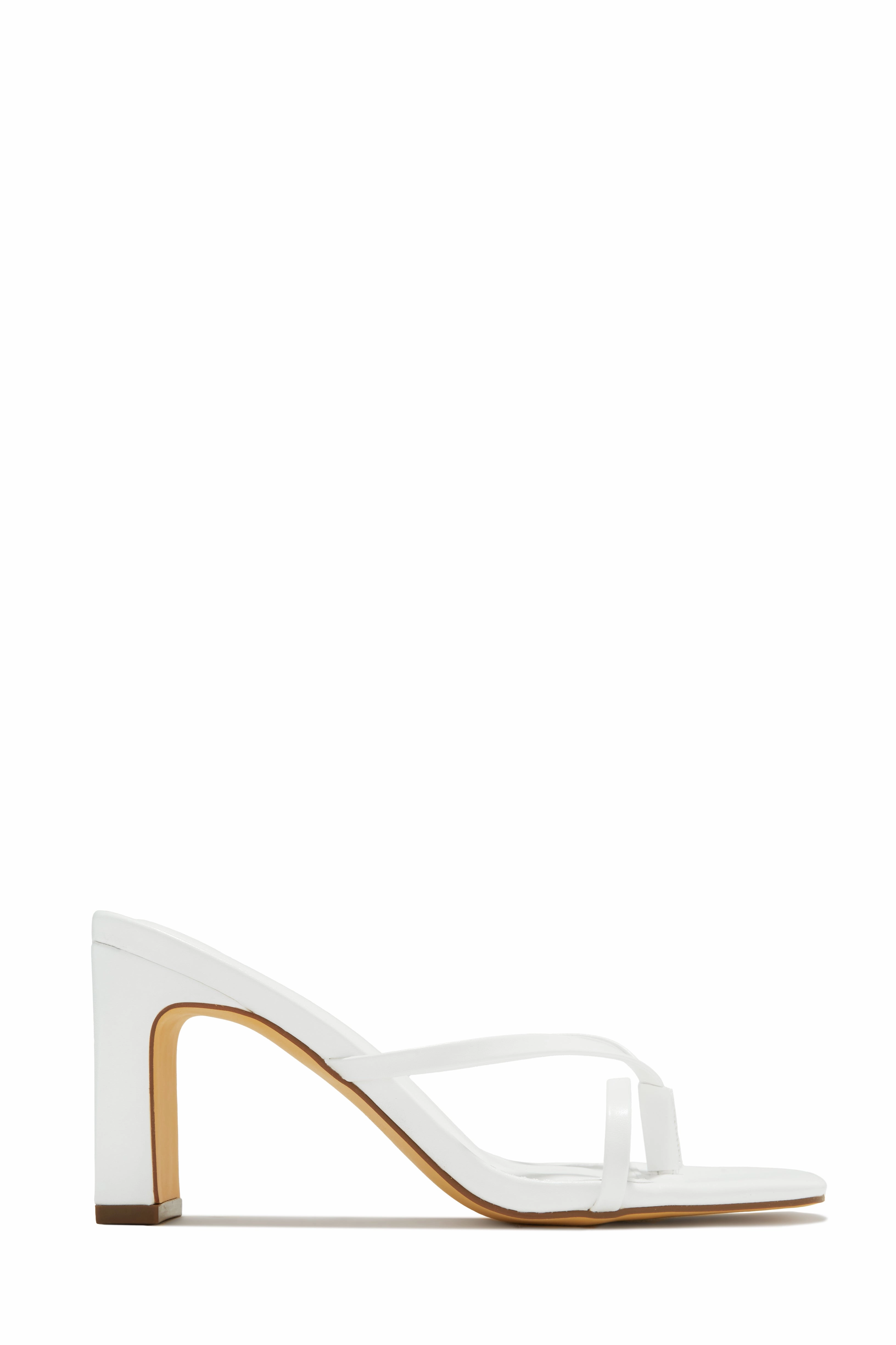 Jiani Mid Heel Mules - Gold