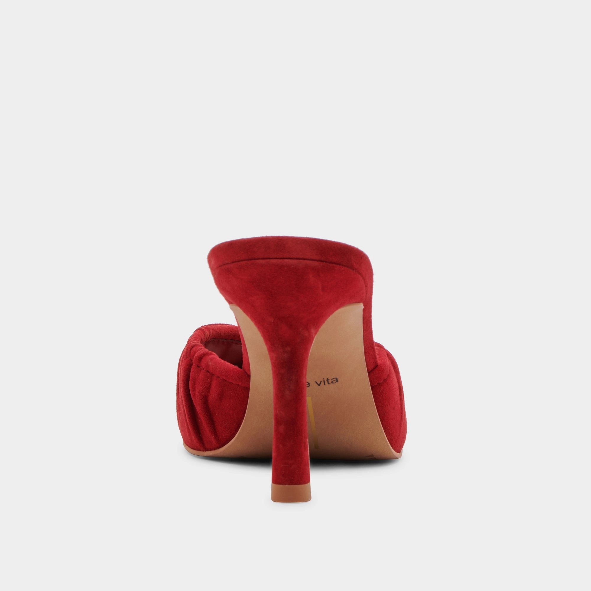 KAIRI HEELS CRIMSON SUEDE