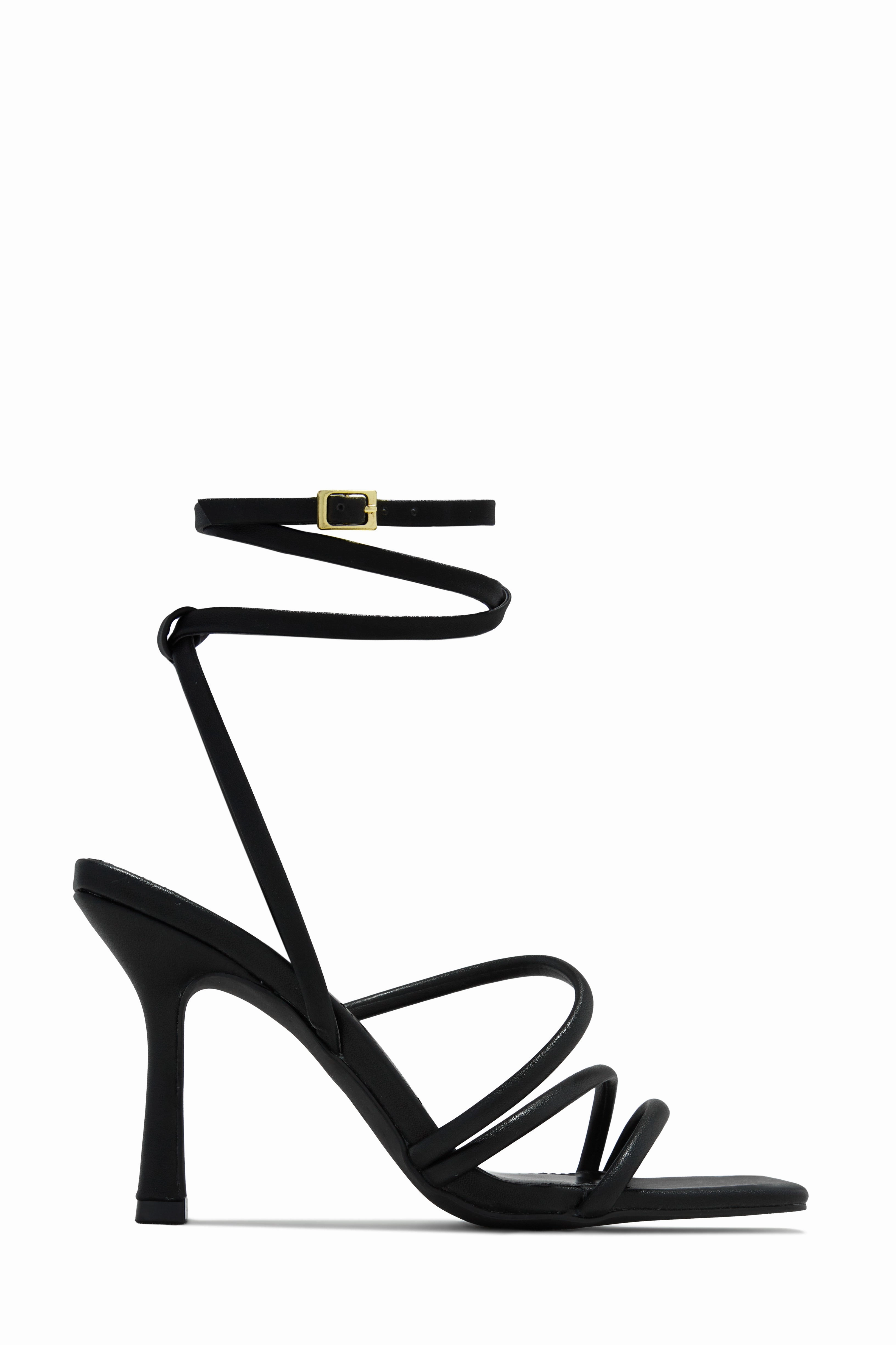 Katti Strappy Mid Heels - Nude