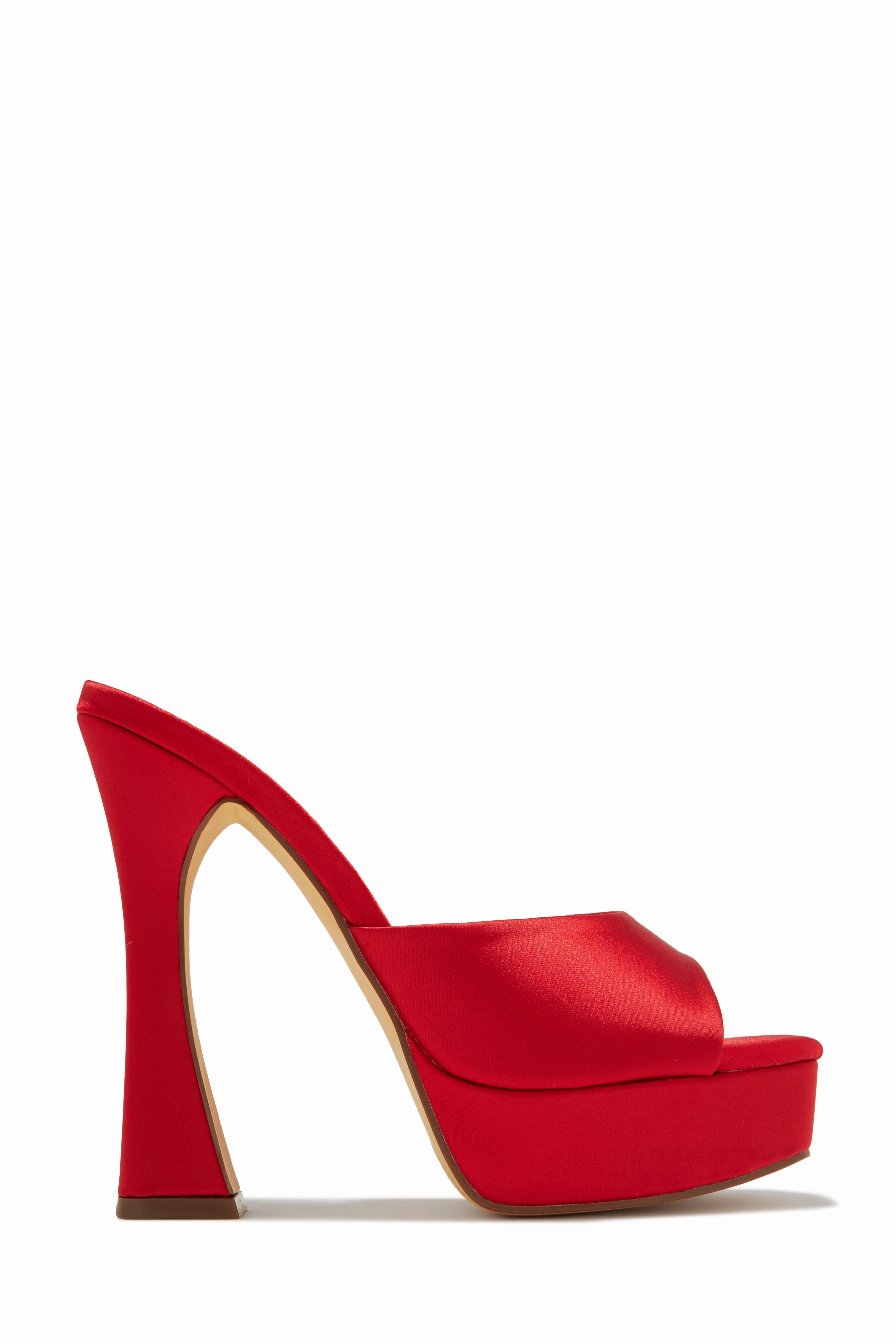 Kiani Platform High Heel Mules - Pink