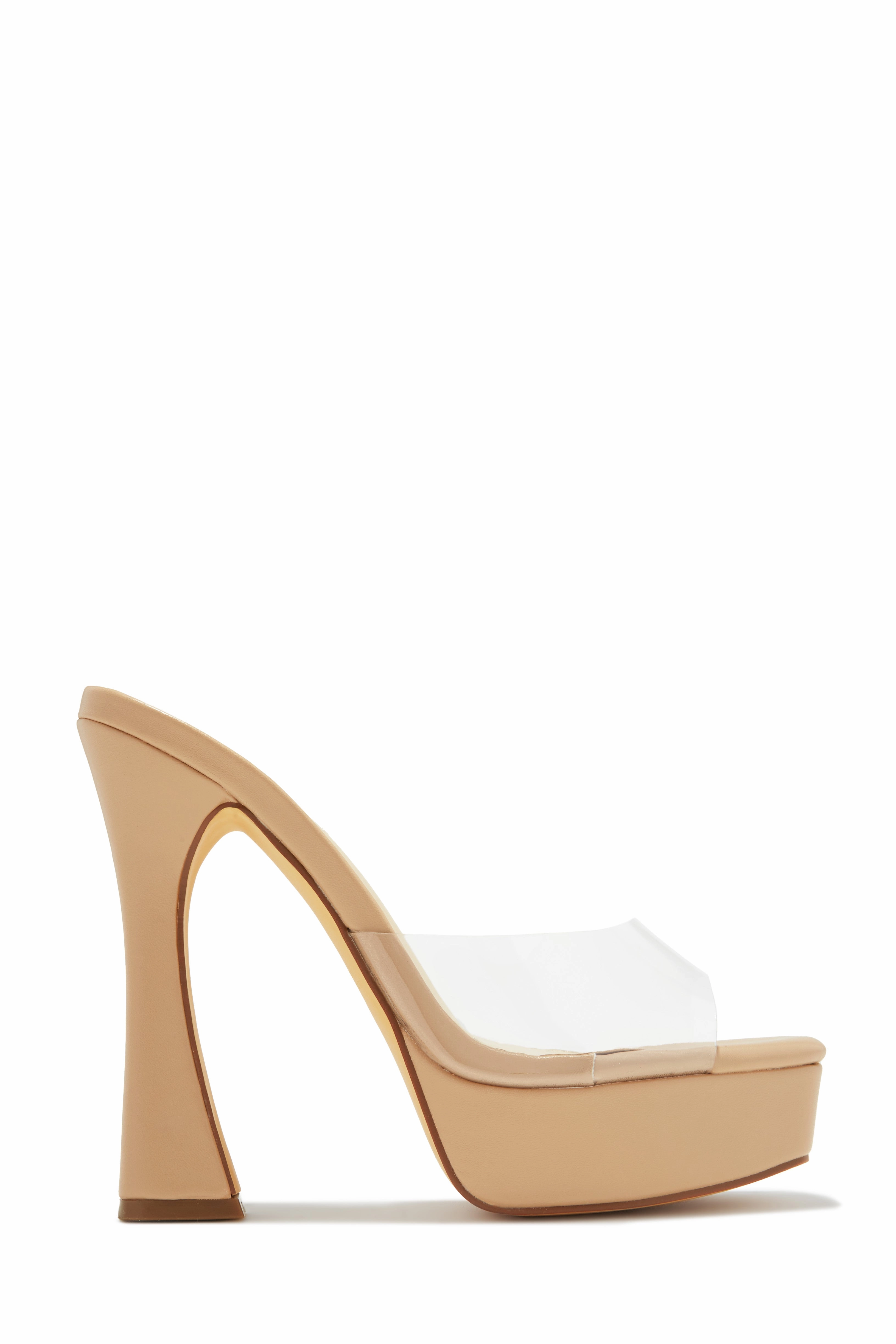 Kiani Platform High Heel Mules - Pink