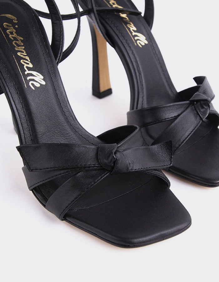 Kiley Black Leather