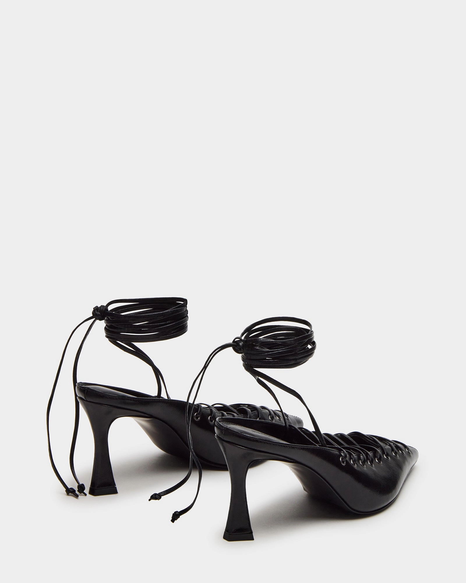 LACELLE BLACK LEATHER