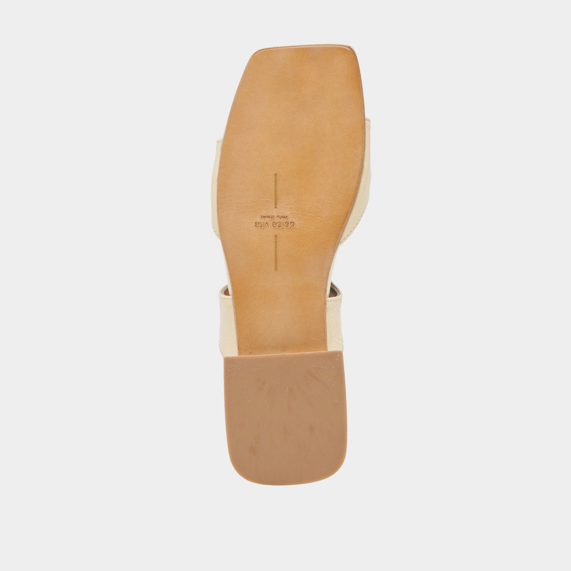 LAVERN SANDALS LIGHT YELLOW CRINKLE PATENT