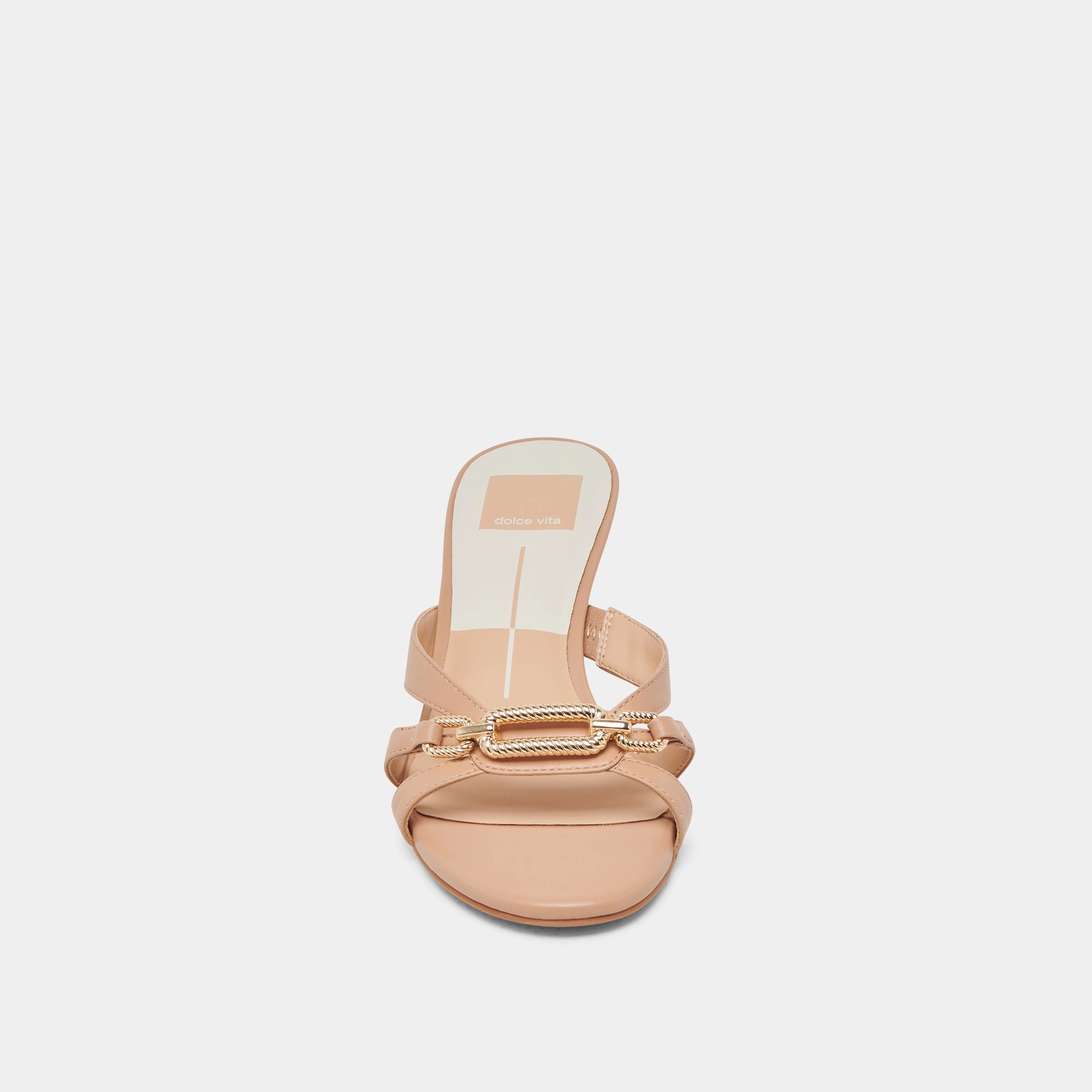 LERAH HEELS CAFE EMBOSSED LEATHER