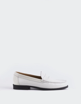 Lettine Off White Naplack Leather