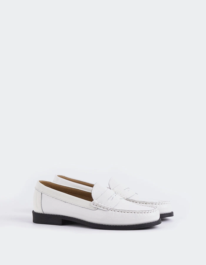 Lettine Off White Naplack Leather