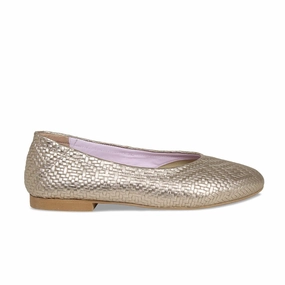 Luna: Metallic Weave Leather