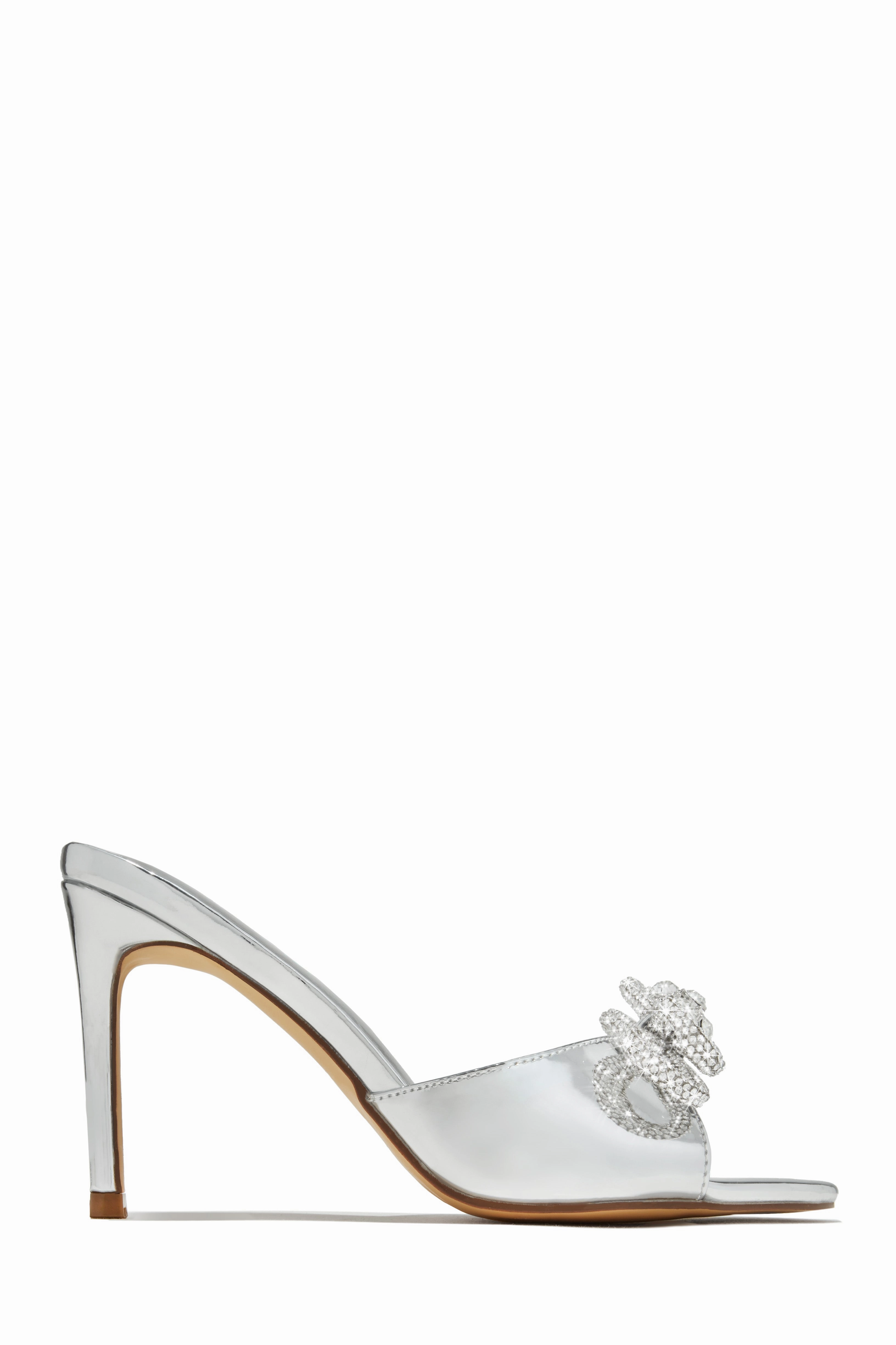 Mishelle Embellished Mule Heels - Black