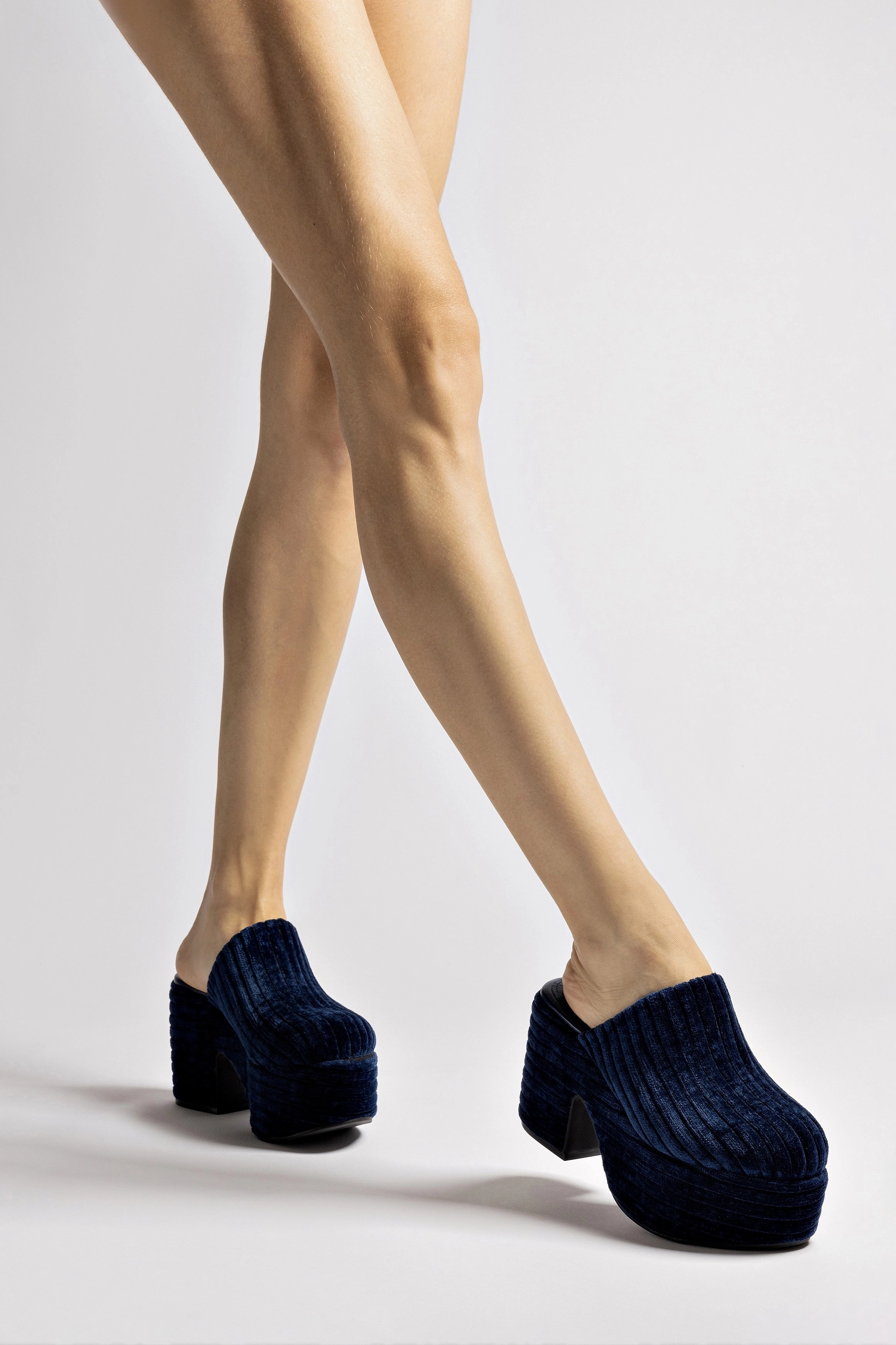 Miso Platform Clog In Midnight Velvet