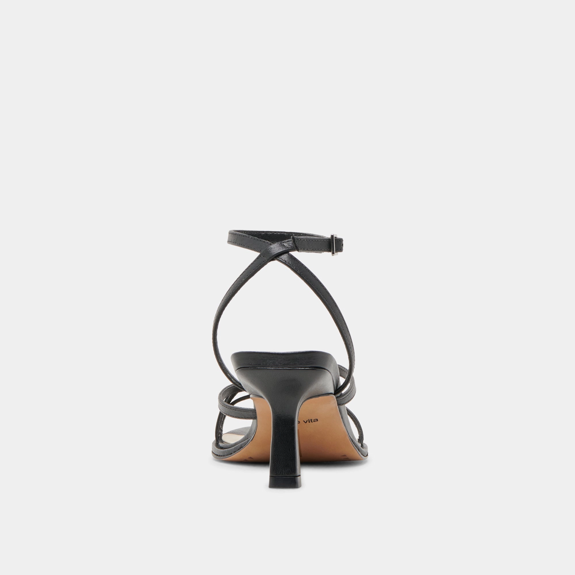 MORAH HEELS BLACK LEATHER