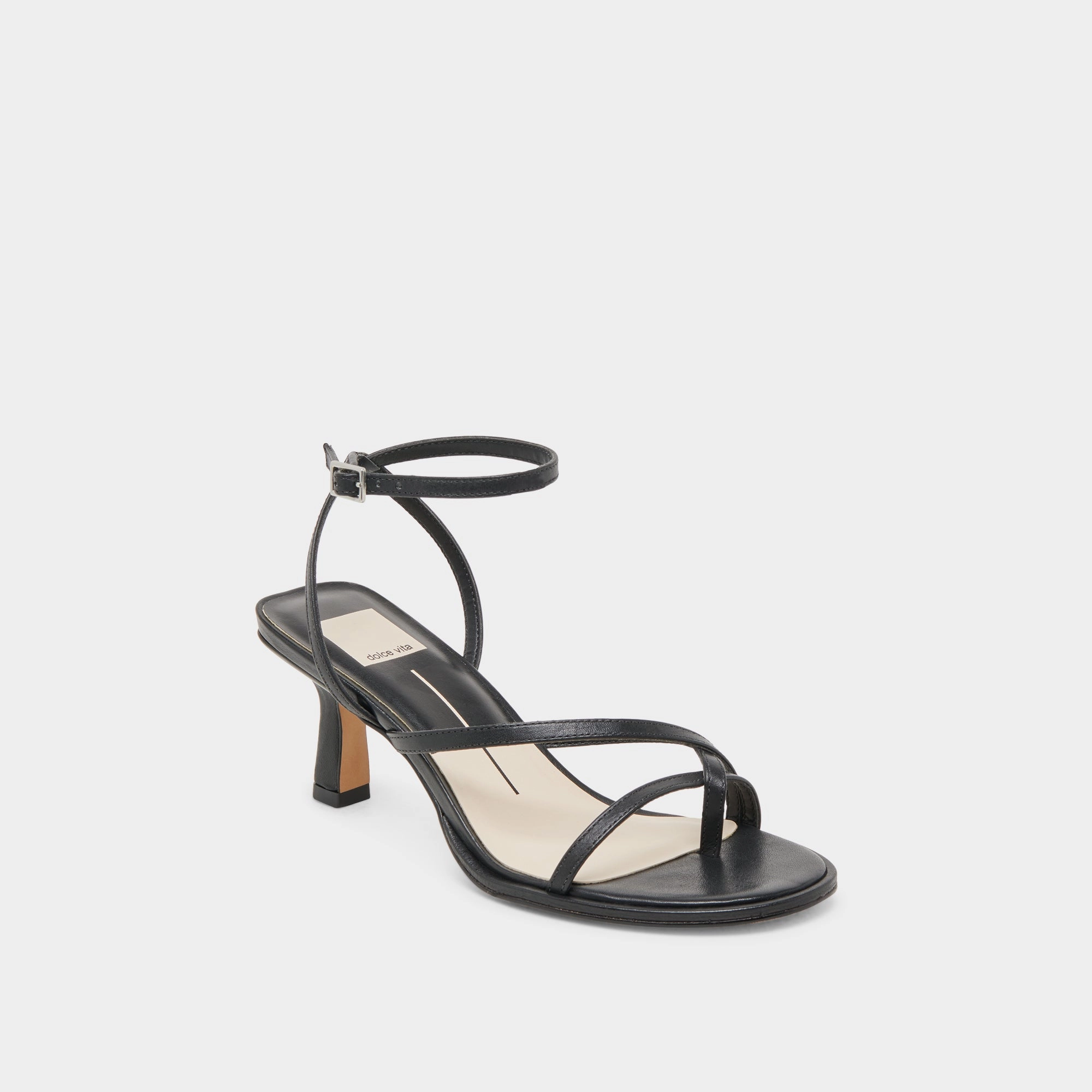 MORAH HEELS BLACK LEATHER