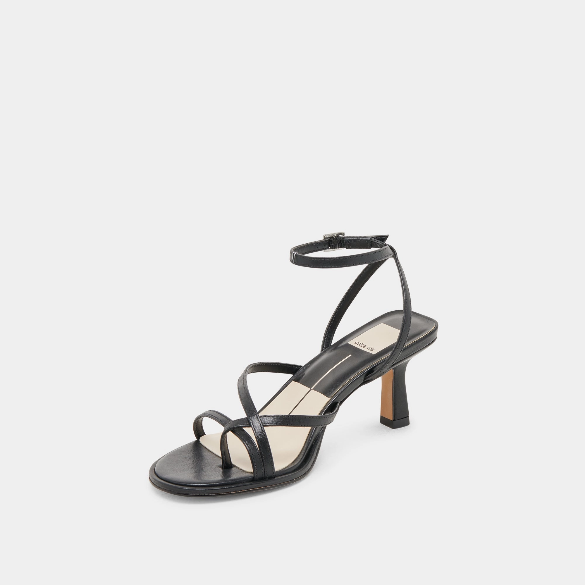 MORAH HEELS BLACK LEATHER