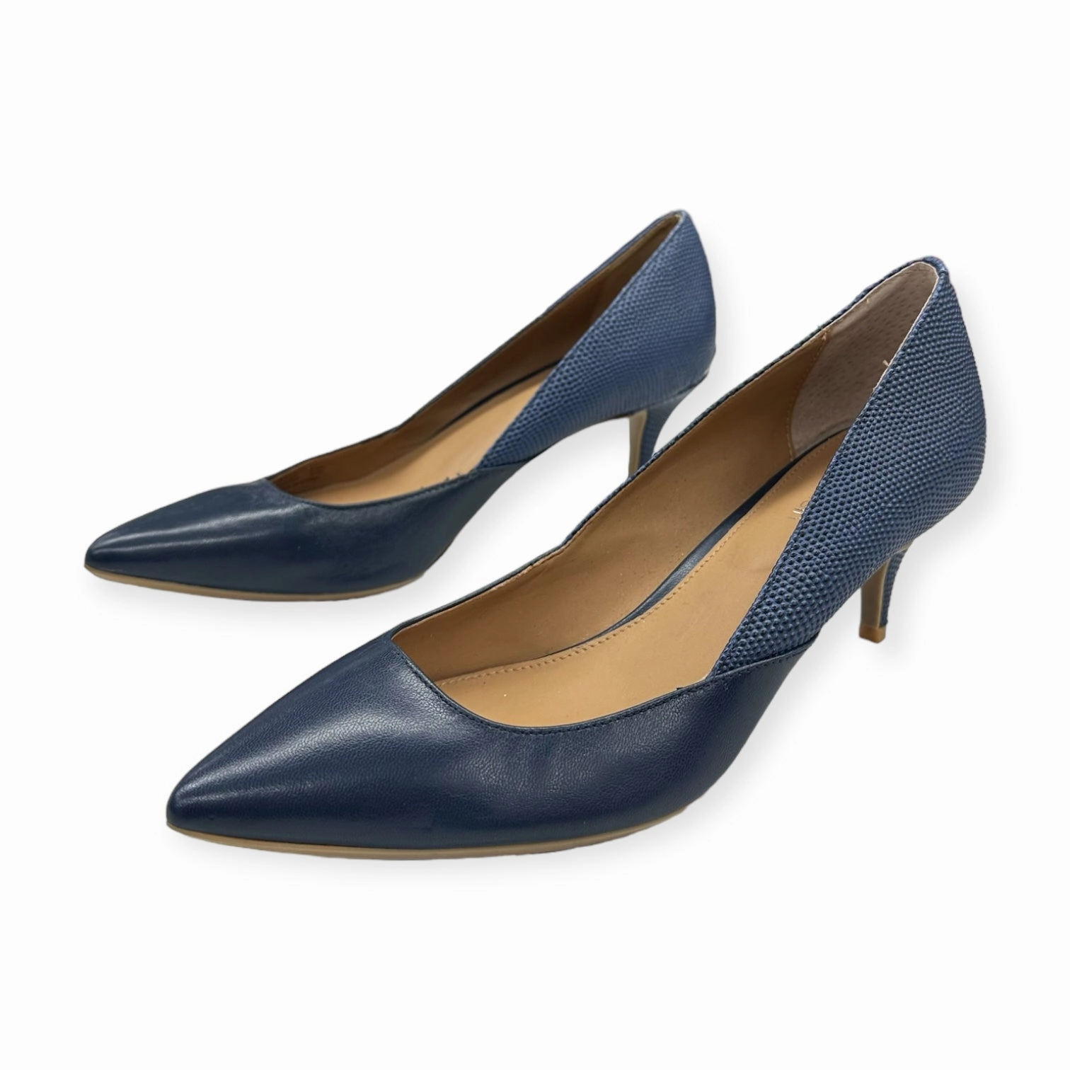 Navy Shoes Heels Stiletto Calvin Klein, Size 6.5