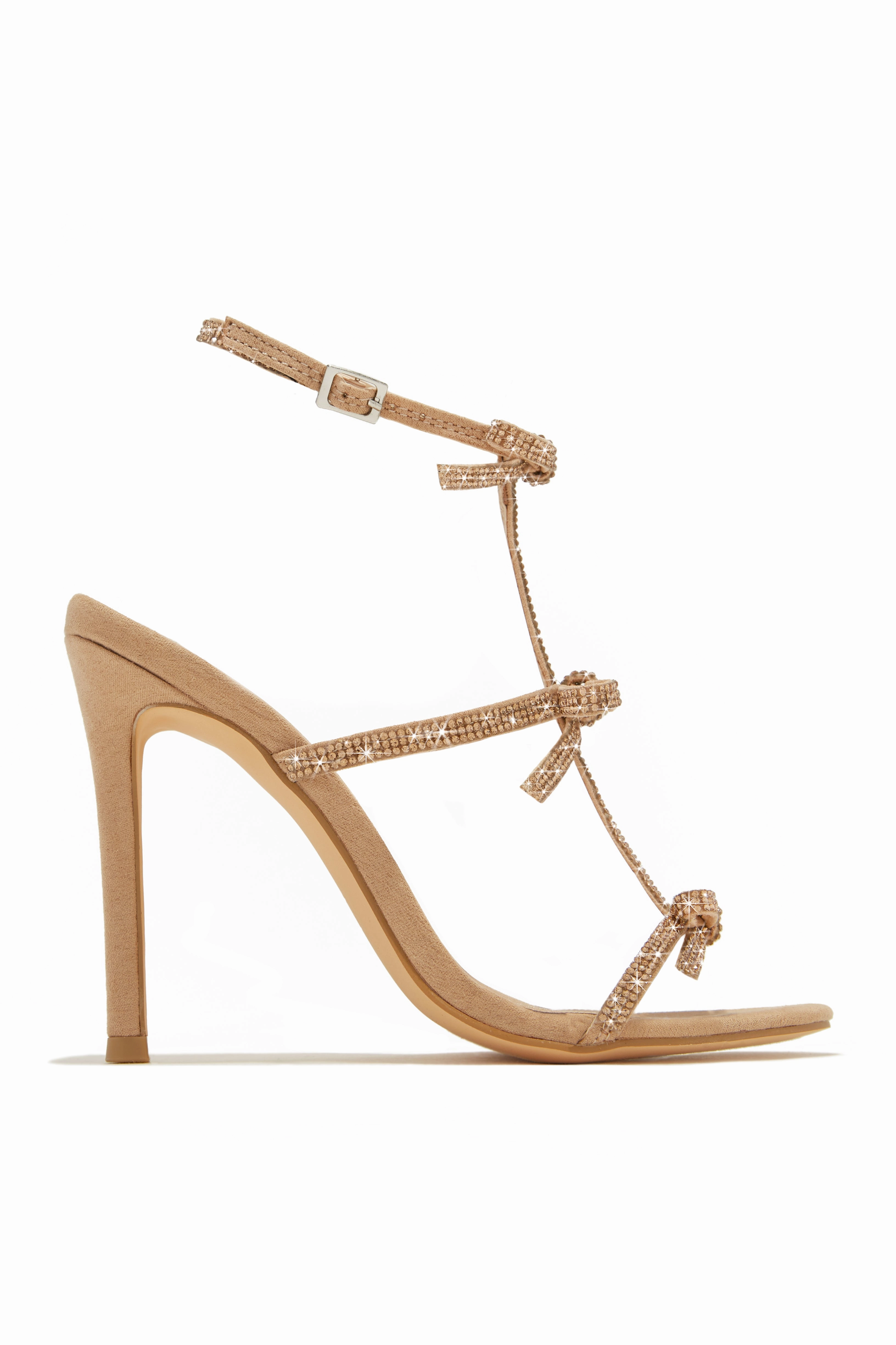 Party Season Embellished High Heels - Black