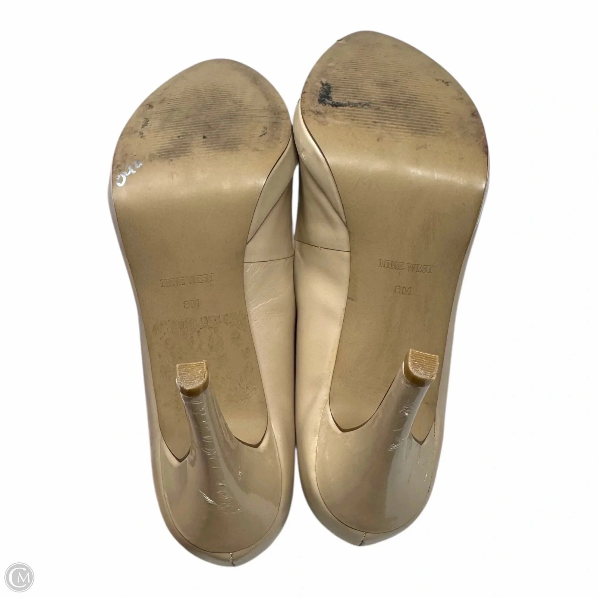 Quabree Platform Pumps By Nine West In Cream, Size: 8