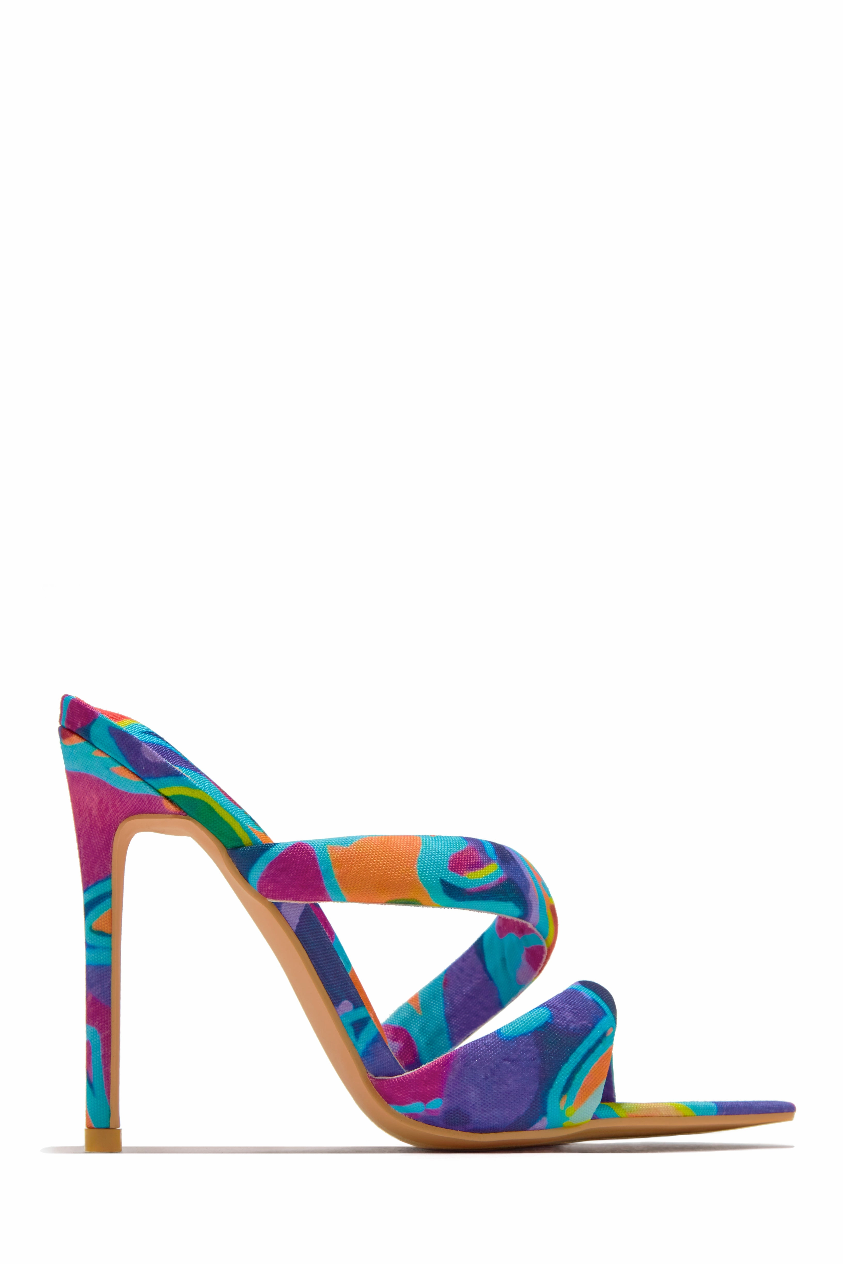 Ryett High Heel Mules - Black