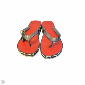 Sandals Flip Flops By Brighton In Blue & Red, Size: 9
