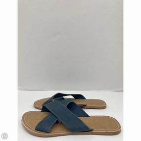 Sandals Flip Flops By Coconuts In Blue, Size: 8