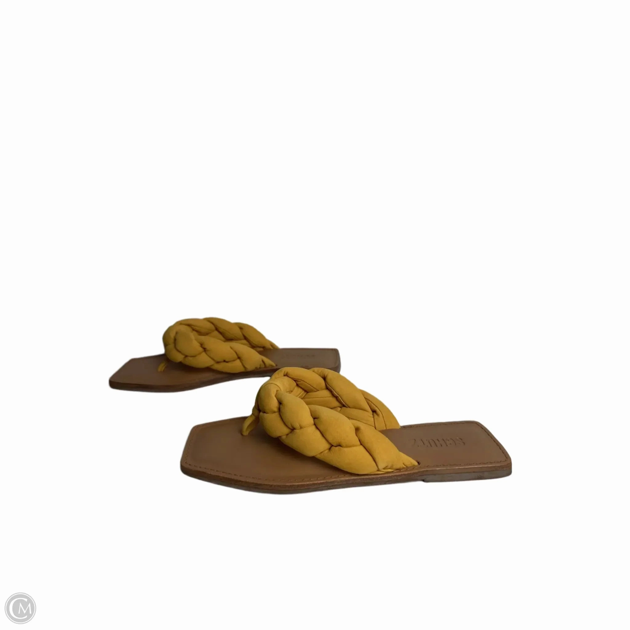 Sandals Flip Flops By SCHUTZ In Yellow, Size: 7.5