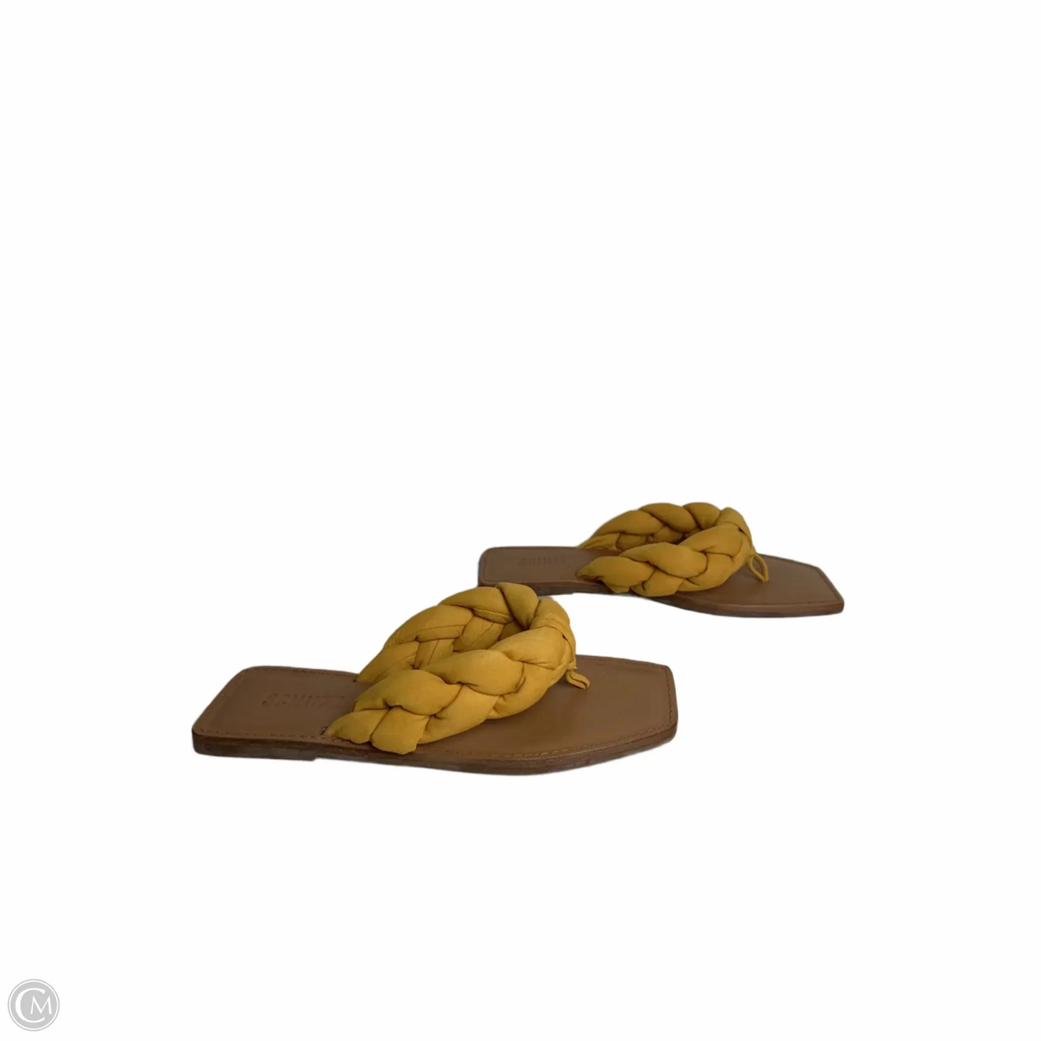 Sandals Flip Flops By SCHUTZ In Yellow, Size: 7.5
