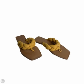 Sandals Flip Flops By SCHUTZ In Yellow, Size: 7.5