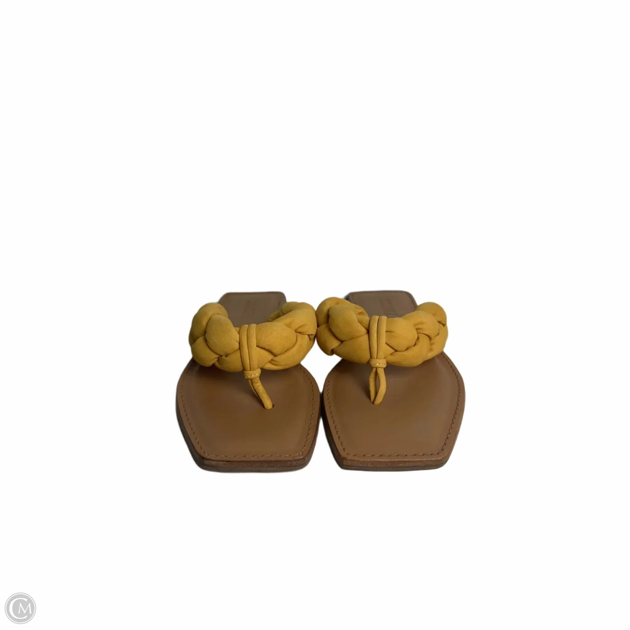 Sandals Flip Flops By SCHUTZ In Yellow, Size: 7.5