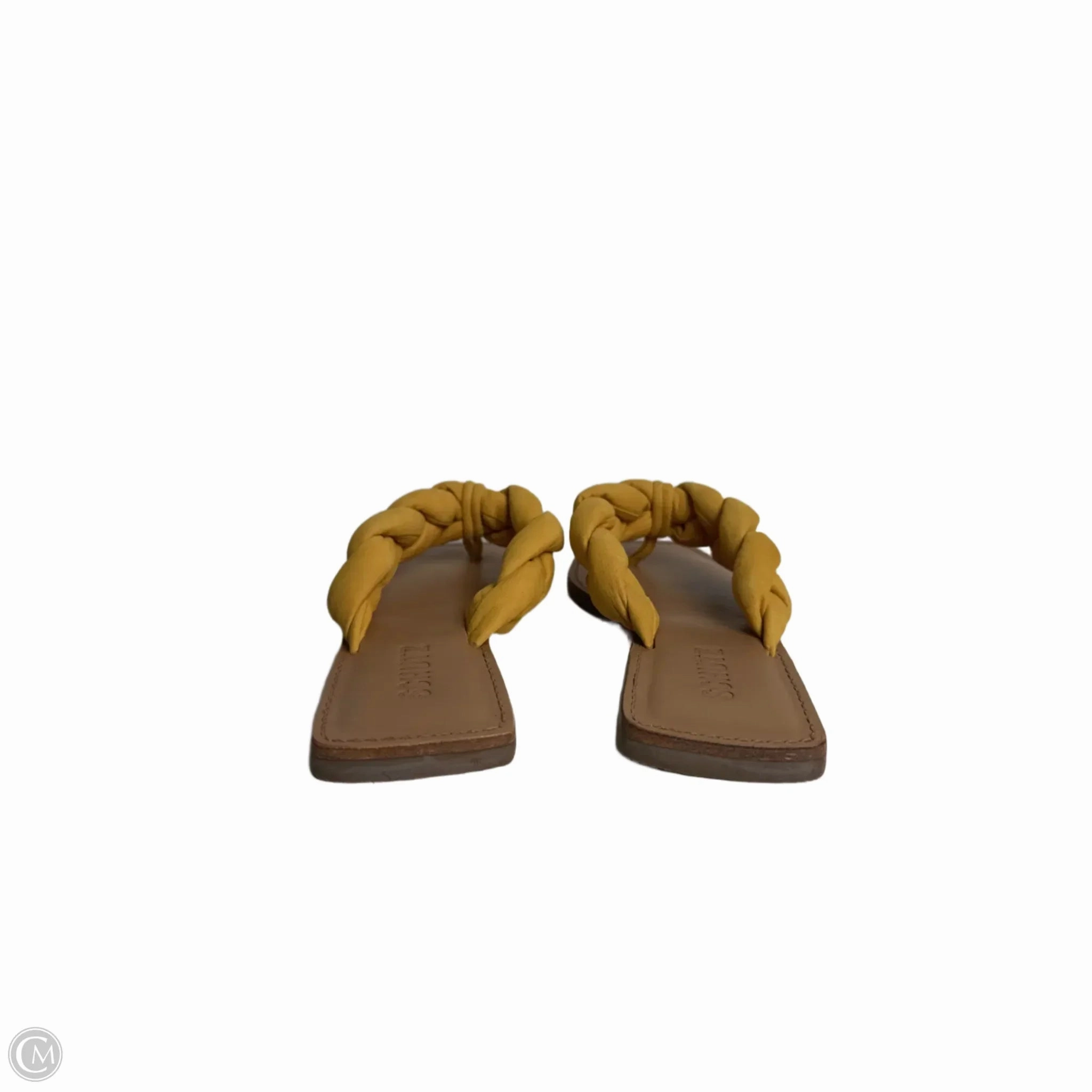 Sandals Flip Flops By SCHUTZ In Yellow, Size: 7.5