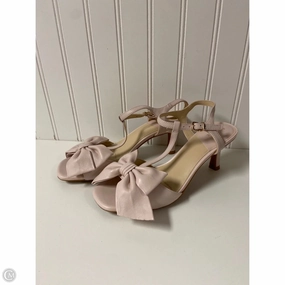 Sandals Heels Kitten By Alex Marie In Pink, Size: 7