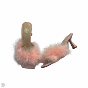Sandals Heels Kitten By Charles By Charles David In Pink, Size: 6.5