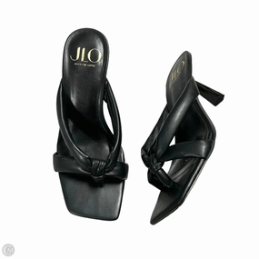 Sandals Heels Kitten By Jennifer Lopez In Black, Size: 7