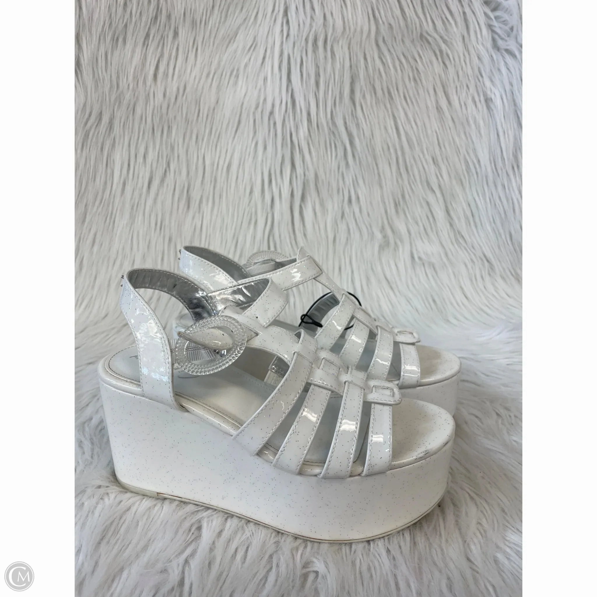 Sandals Heels Platform By Circus By Sam Edelman In White, Size: 7.5