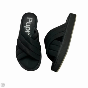 Sandals Heels Platform By Hush Puppies In Black, Size: 8