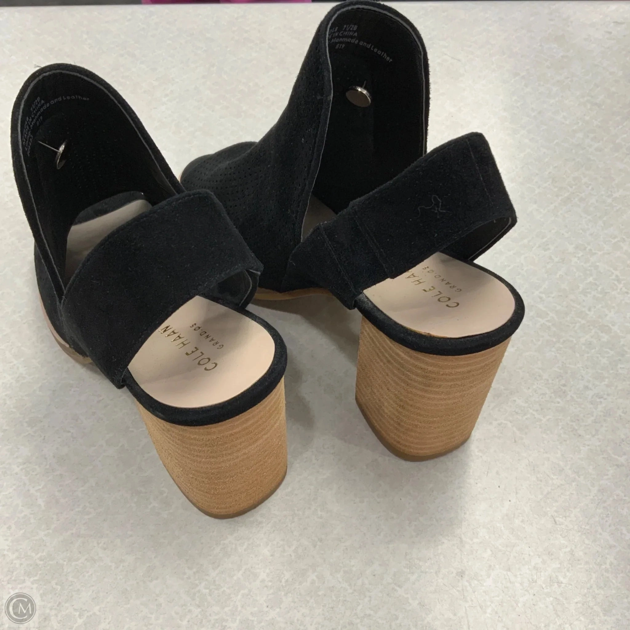 Shoes Heels Block By Cole-haan In Black, Size: 7.5