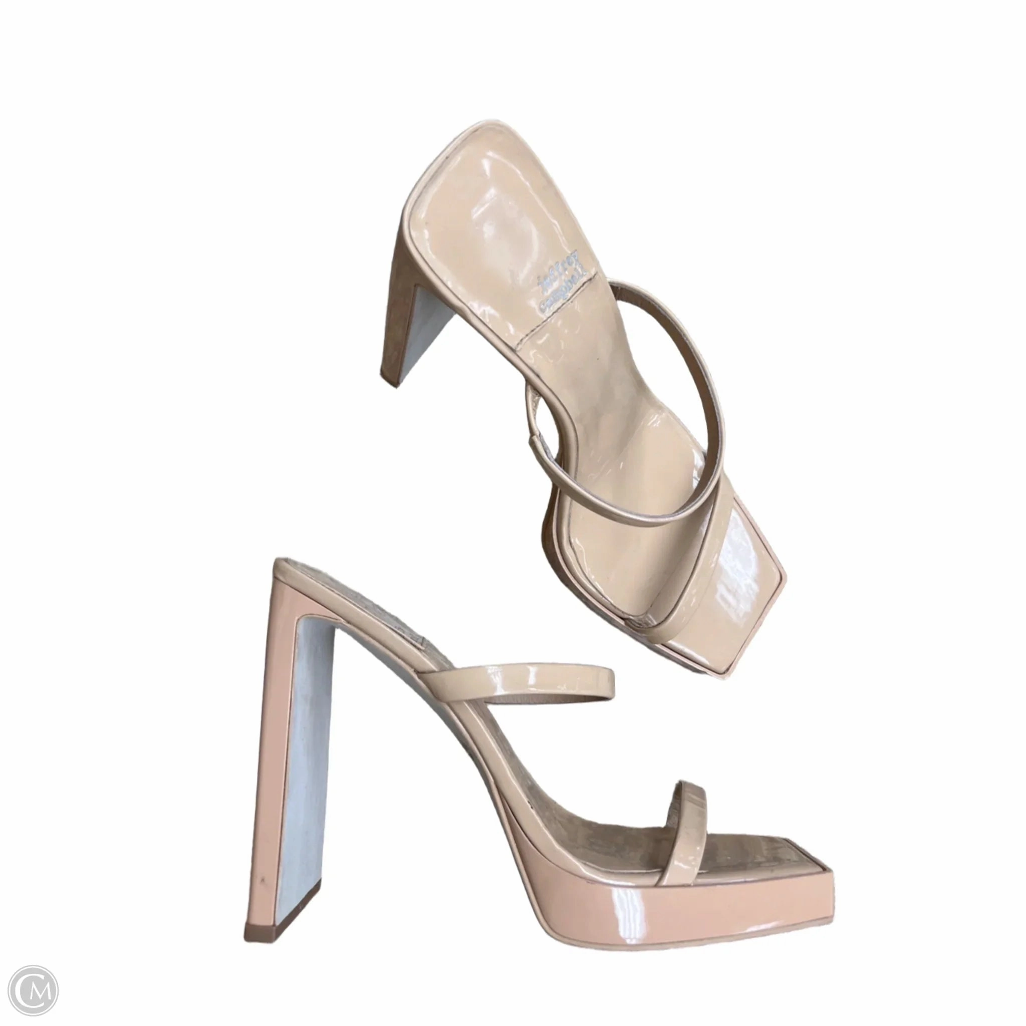 Shoes Heels Block By Jeffery Campbell In Tan, Size: 9