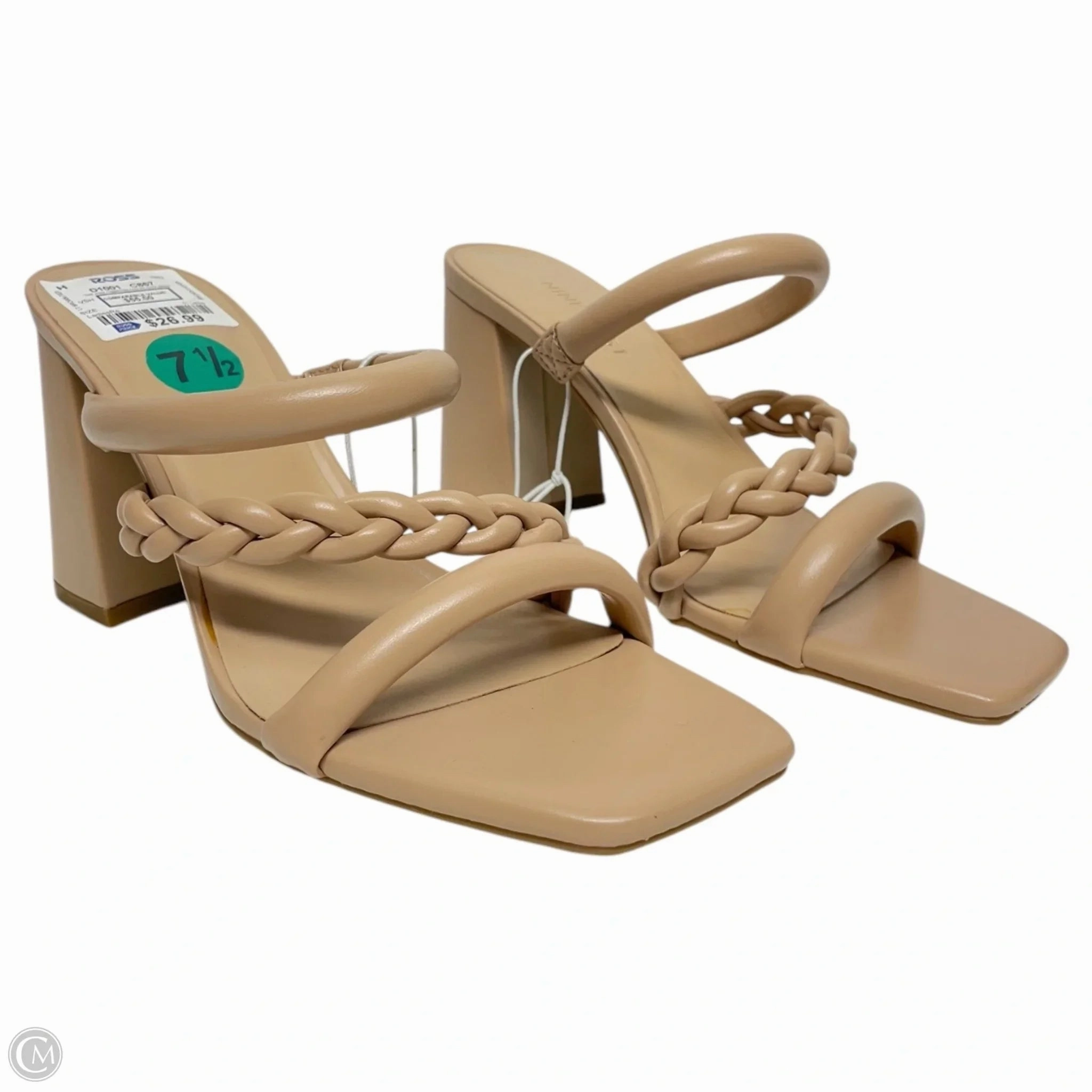 Shoes Heels Block By Nine West In Pink, Size: 7.5