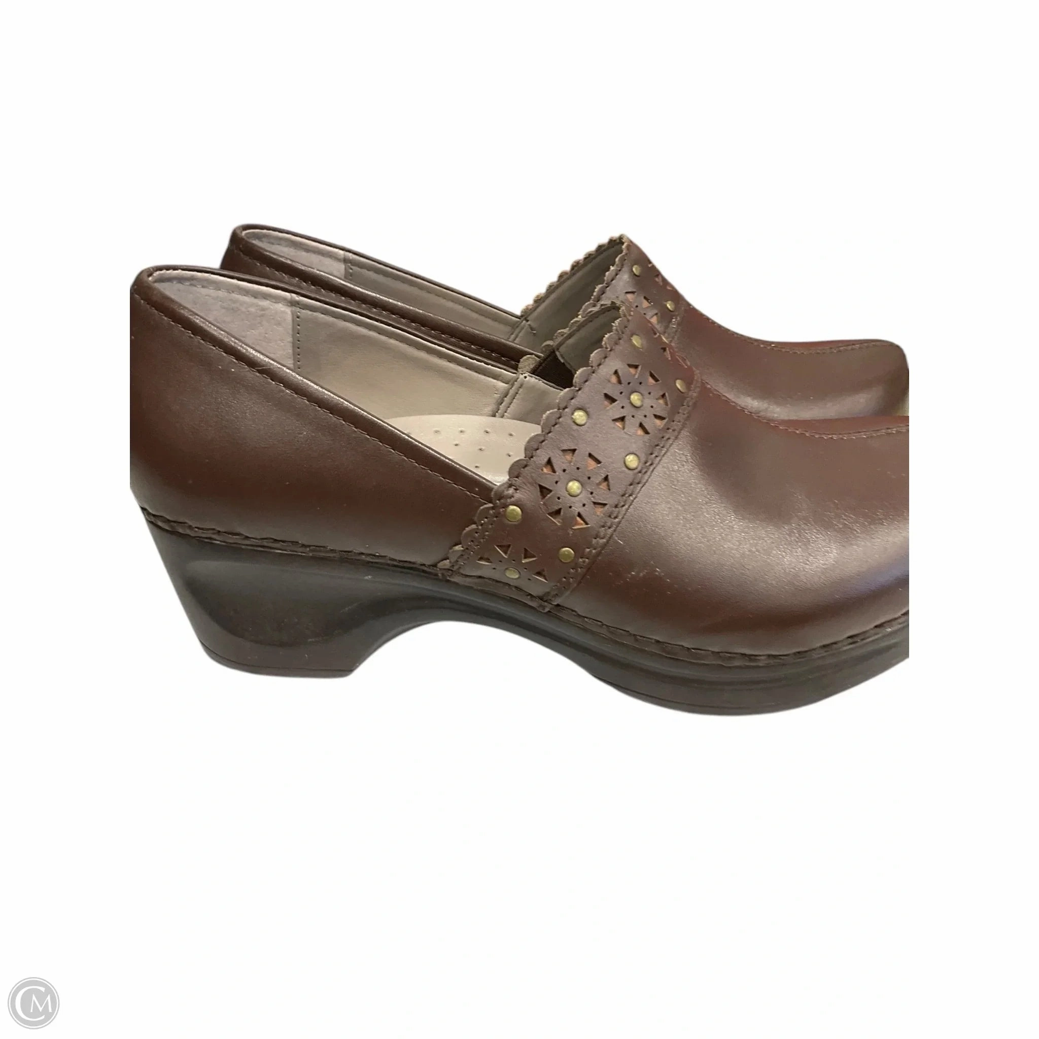 Shoes Heels Block By Sanita In Brown, Size: 9