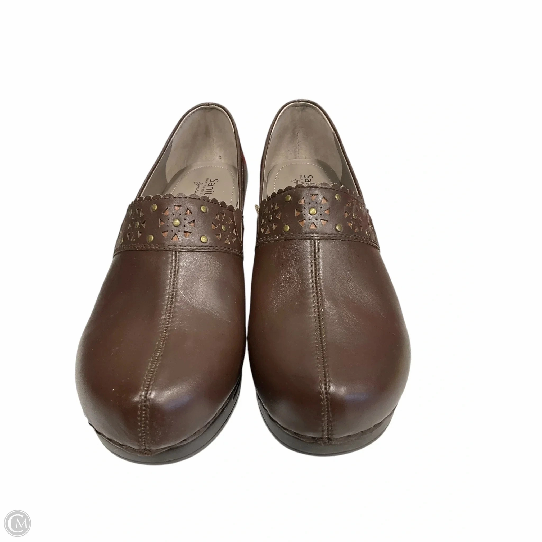 Shoes Heels Block By Sanita In Brown, Size: 9