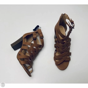 Shoes Heels Block By Xoxo In Brown, Size: 6