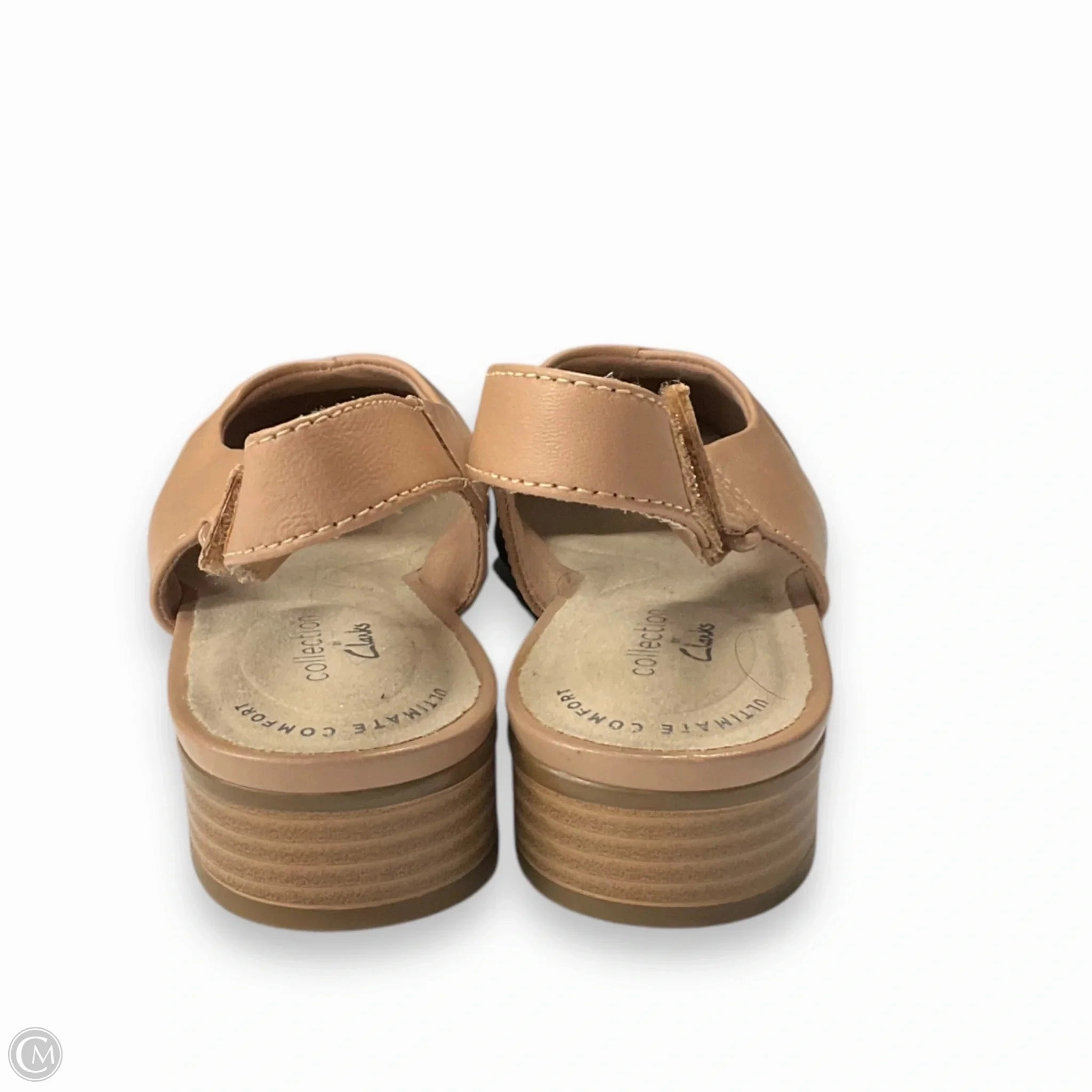 Shoes Heels Kitten By Clarks In Beige, Size: 6