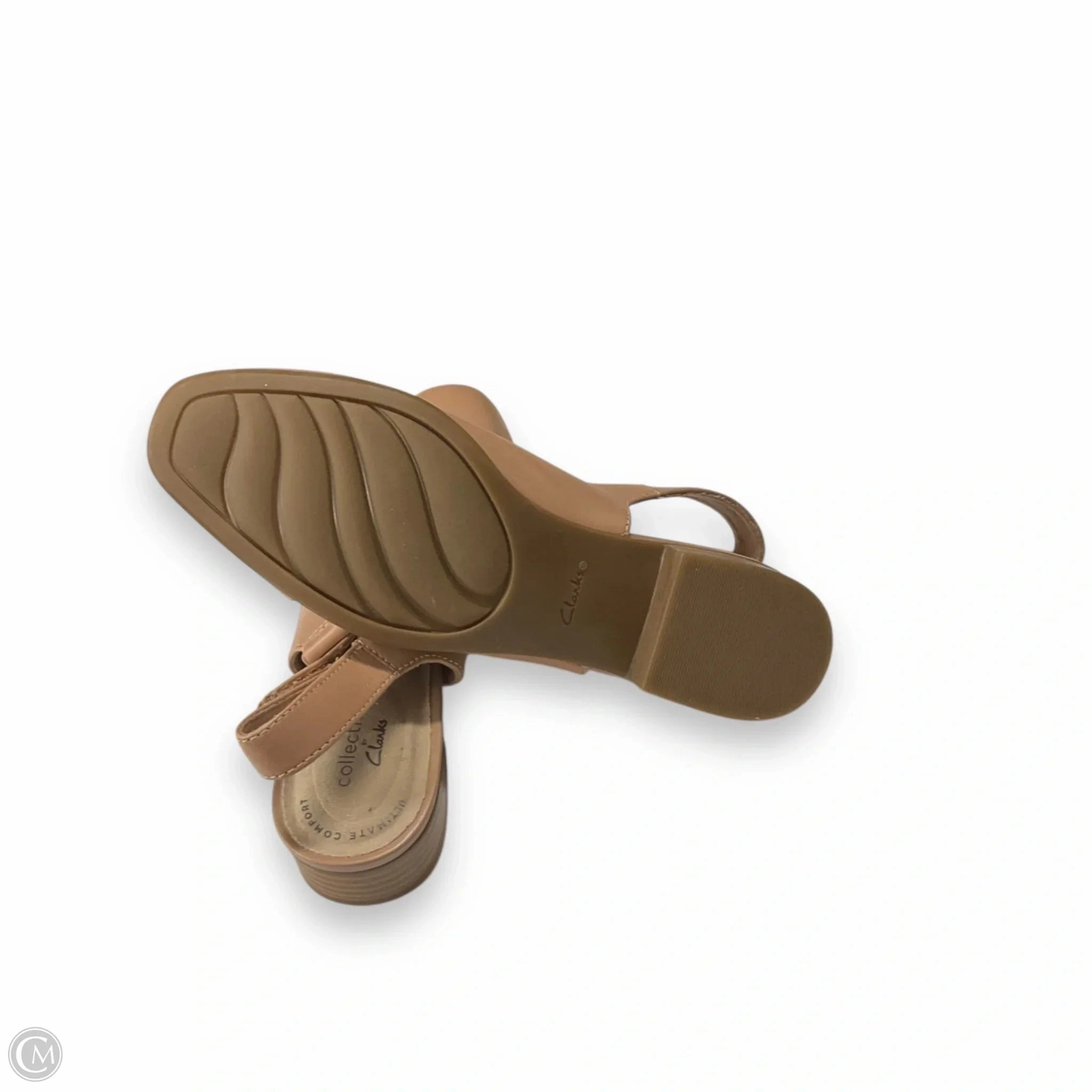Shoes Heels Kitten By Clarks In Beige, Size: 6