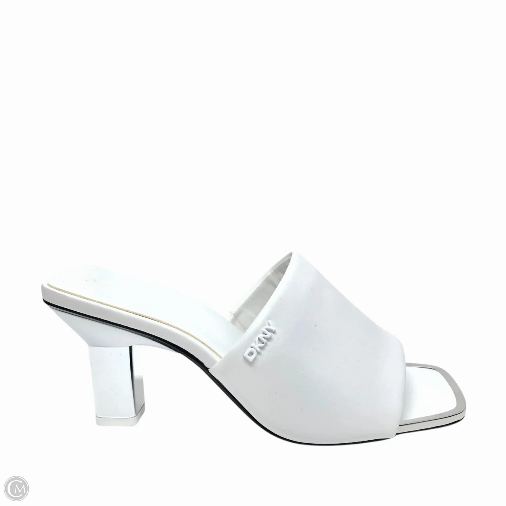 Shoes Heels Kitten By Dkny In White, Size: 7.5