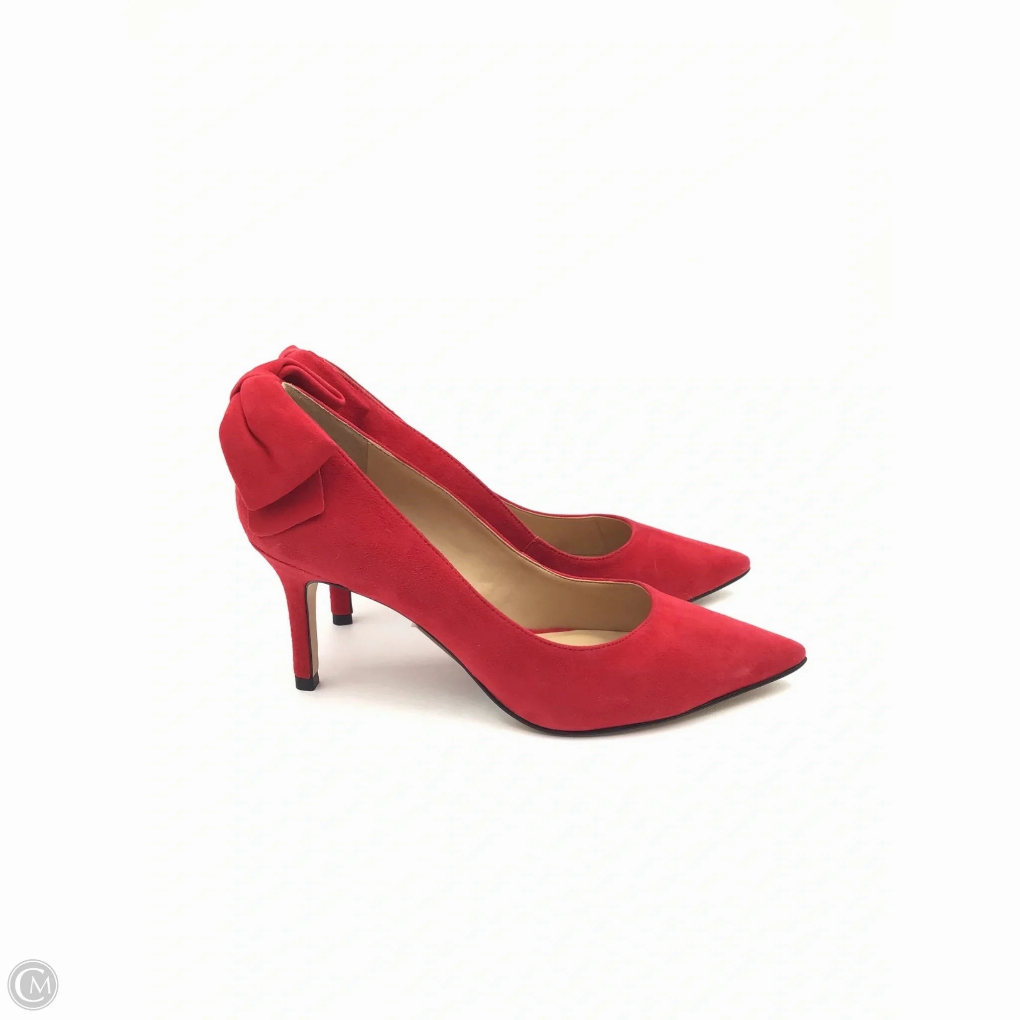 Shoes Heels Kitten By Talbots In Red, Size: 7.5