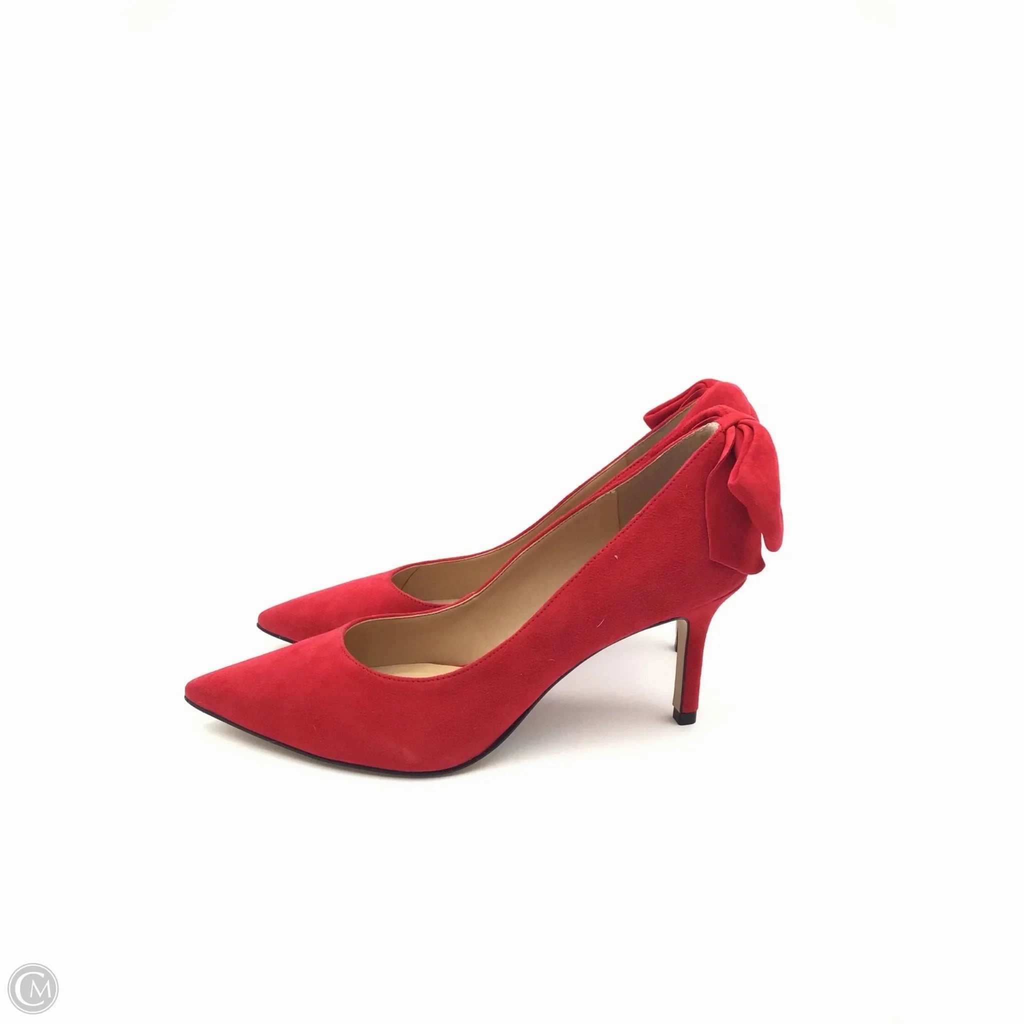 Shoes Heels Kitten By Talbots In Red, Size: 7.5