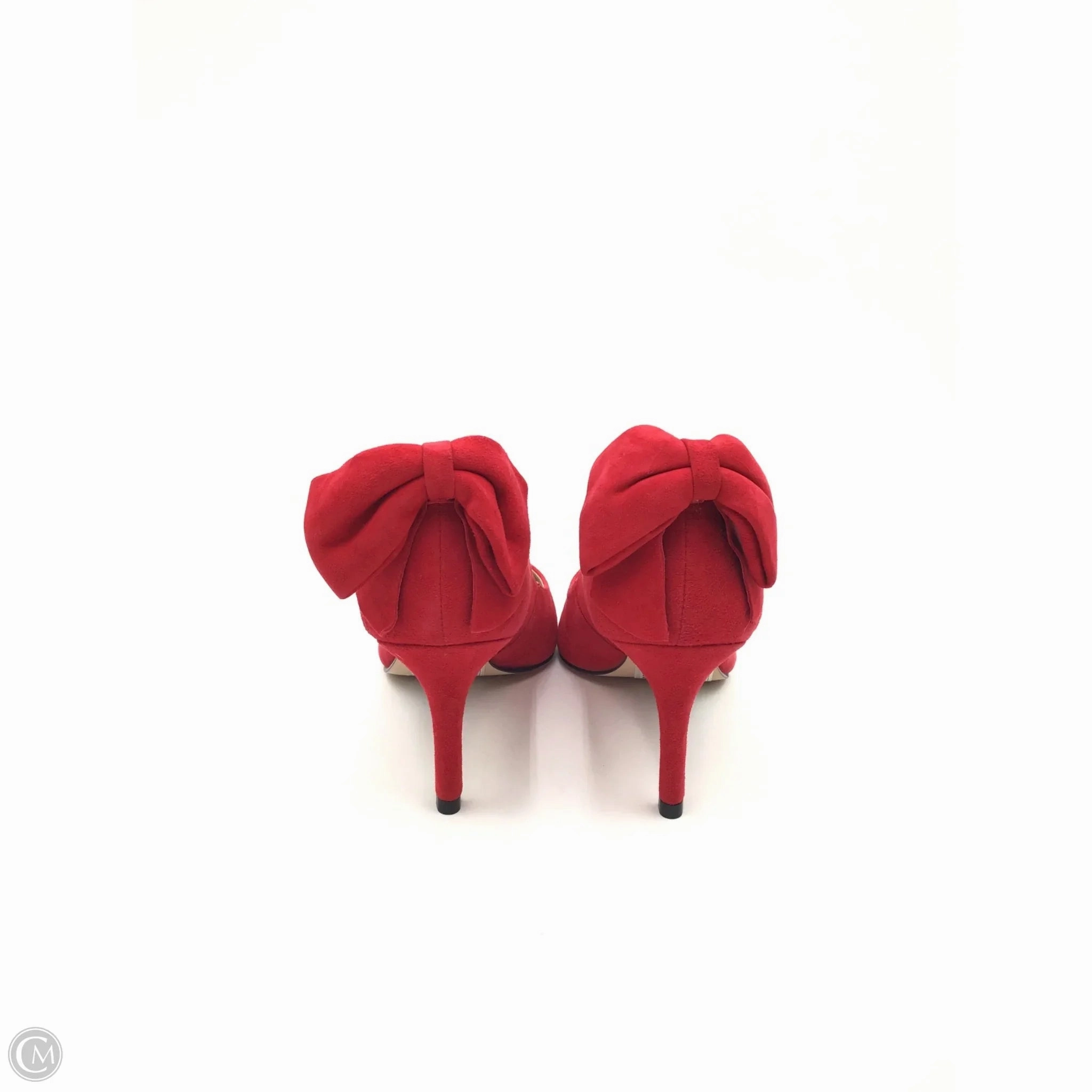 Shoes Heels Kitten By Talbots In Red, Size: 7.5