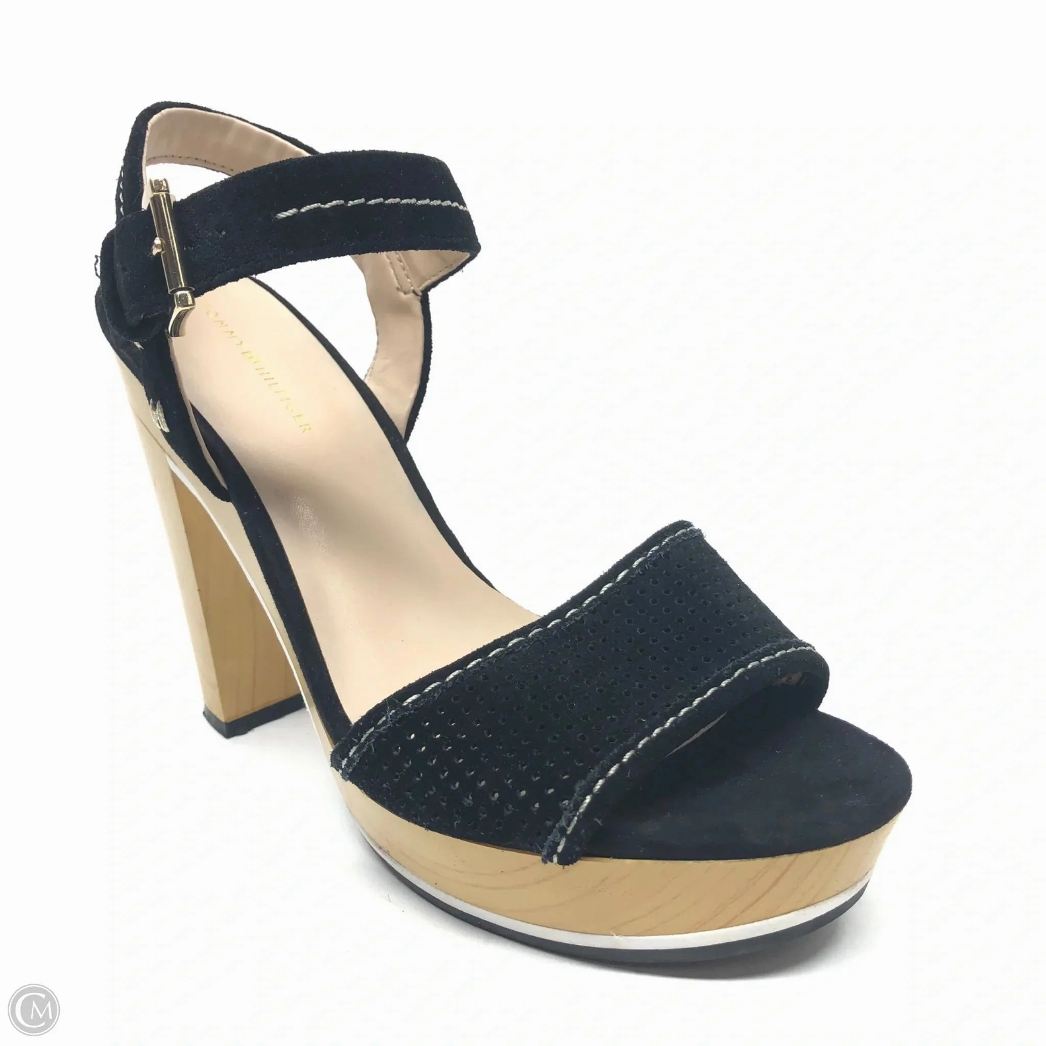 Shoes Heels Kitten By Tommy Hilfiger In Black, Size: 8